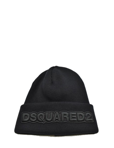 Bonnet noir Dsquared2 homme