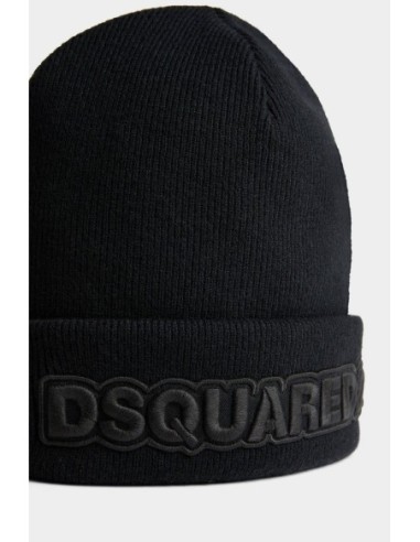 Bonnet noir Dsquared2 homme