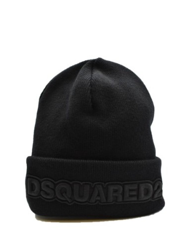 Bonnet noir Dsquared2 homme