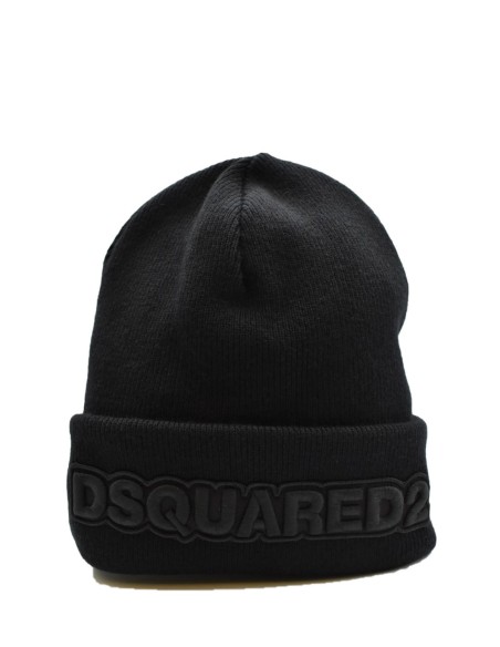 Bonnet noir Dsquared2 homme