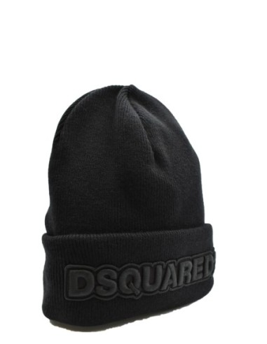 Bonnet noir Dsquared2 homme
