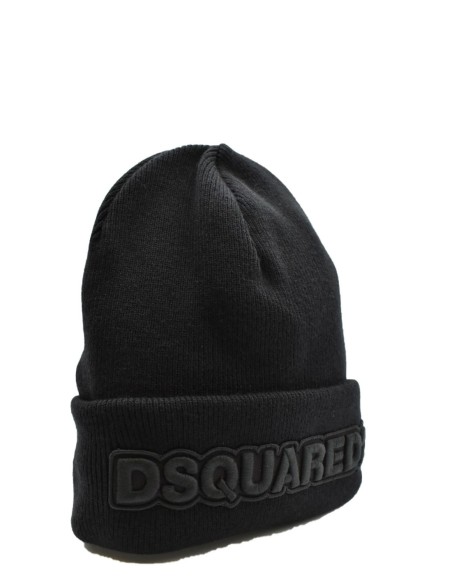 Bonnet noir Dsquared2 homme