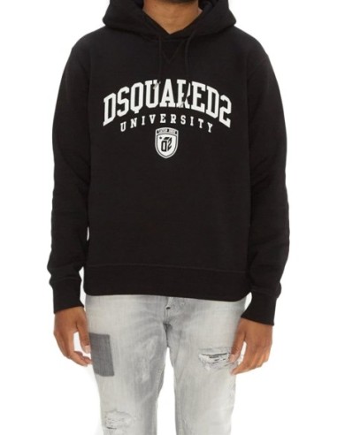 Sweat noir Dsquared homme