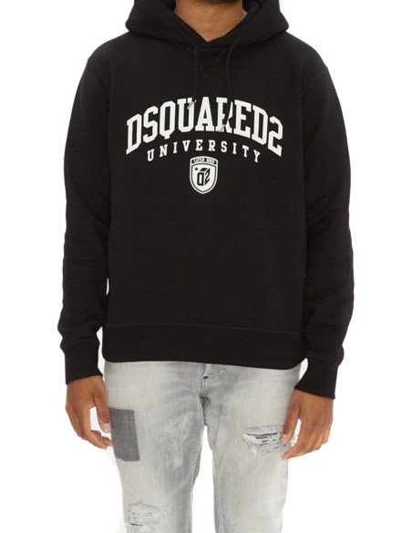 Sweat noir Dsquared homme