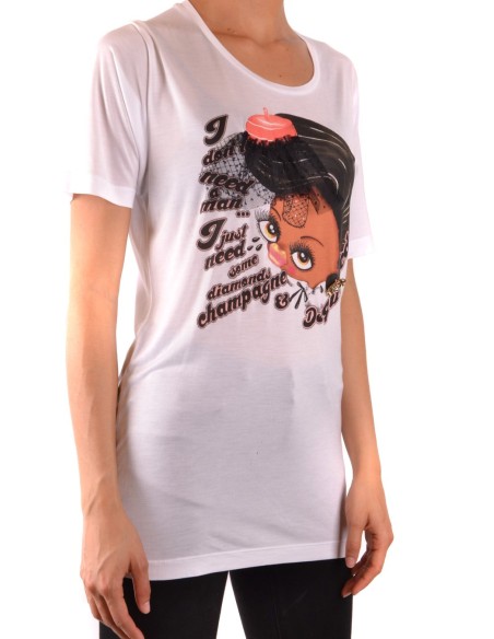 T-shirt blanc Dsquared femme