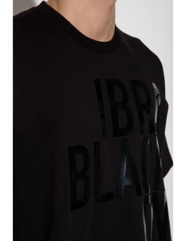 T-shirt noir Dsquared homme