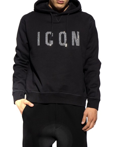 Sweat noir Dsquared homme