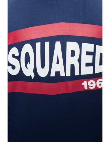 Sweat bleu Dsquared homme
