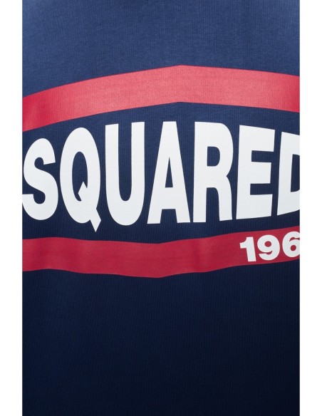 Sweat bleu Dsquared homme