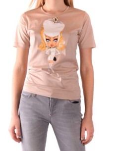 T-shirt beige Dsquared femme