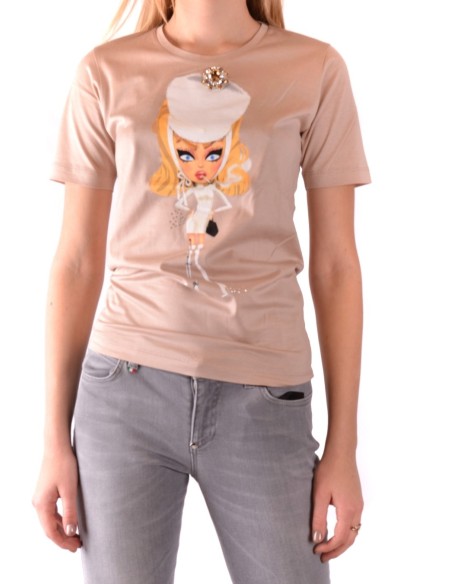 T-shirt beige Dsquared femme