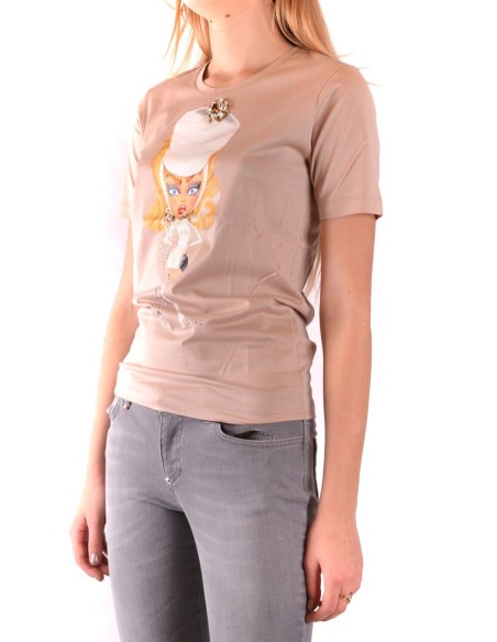 T-shirt beige Dsquared femme