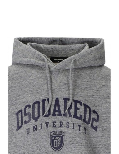 Sweat gris Dsquared homme