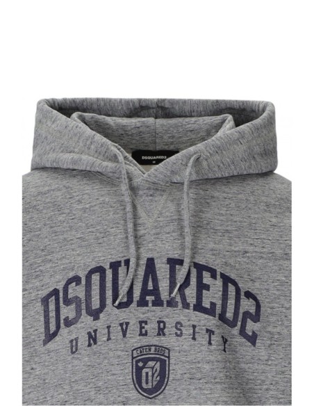Sweat gris Dsquared homme