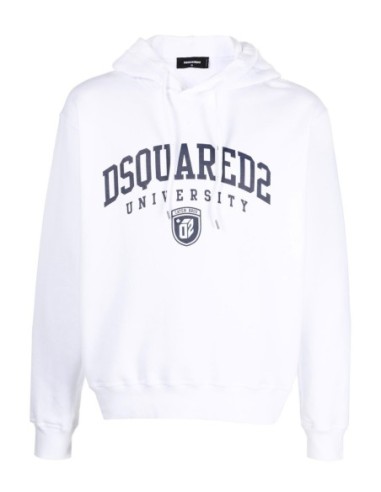 Sweat blanc Dsquared homme