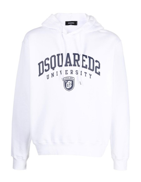 Sweat blanc Dsquared homme
