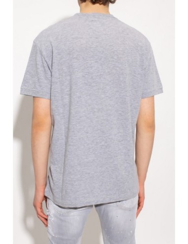 T-shirt gris Dsquared homme