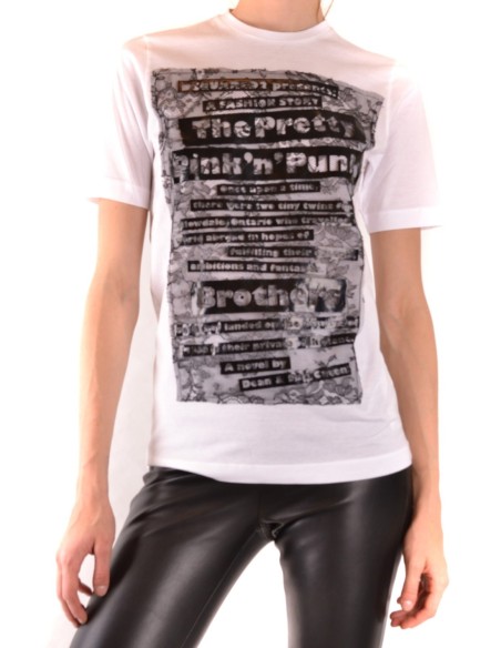 T-shirt blanc Dsquared femme