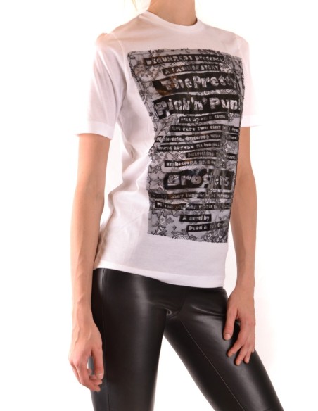 T-shirt blanc Dsquared femme