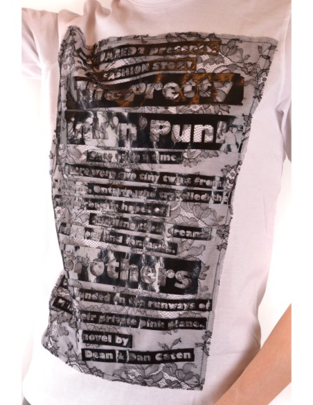 T-shirt blanc Dsquared femme