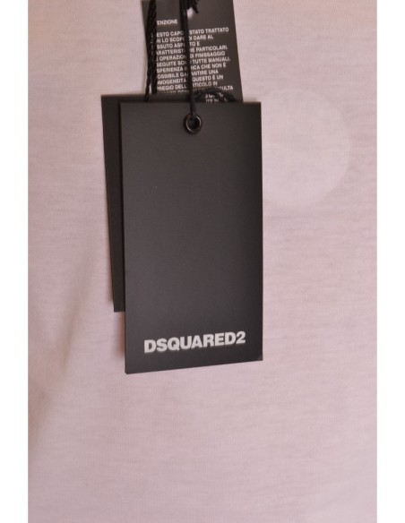 T-shirt blanc Dsquared femme