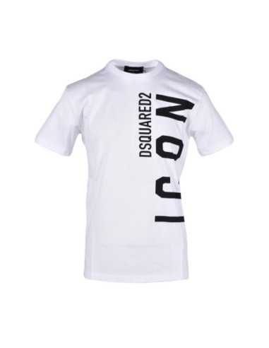 T-shirt blanc Dsquared homme