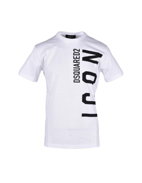 T-shirt blanc Dsquared homme