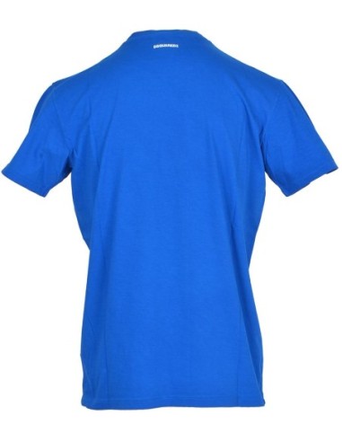 T-shirt bleu Dsquared homme