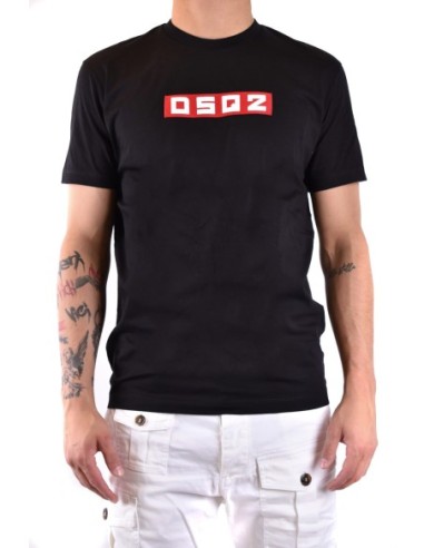T-shirt noir imprimé Dsquared2 homme