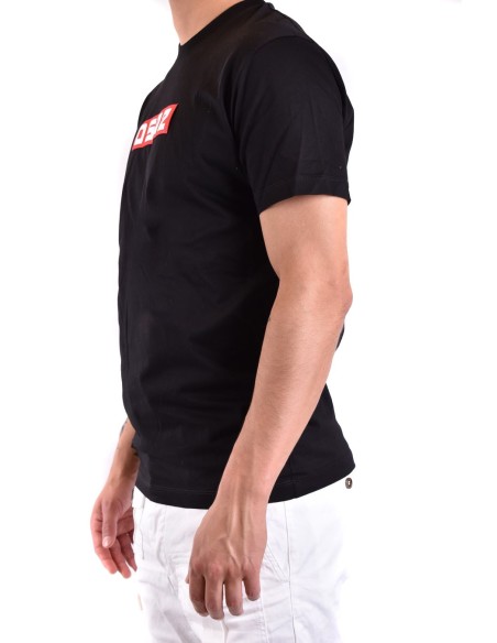 T-shirt noir imprimé Dsquared2 homme