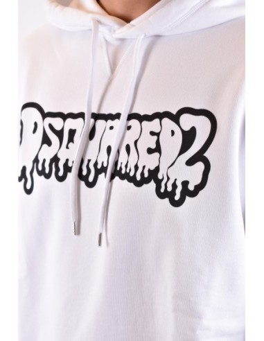 Sweat blanc Dsquared2 homme