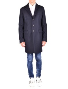 Manteau bleu Dsquared2 homme