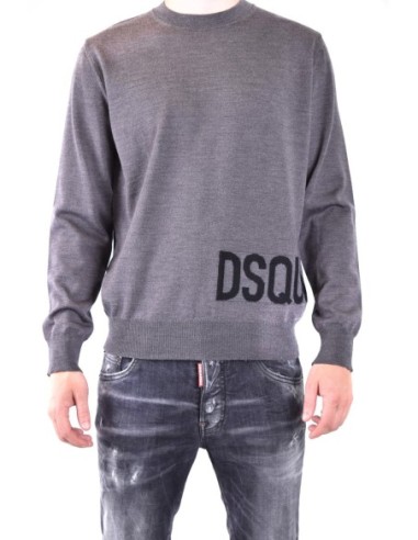 Pull gris Dsquared2 homme