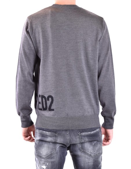 Pull gris Dsquared2 homme