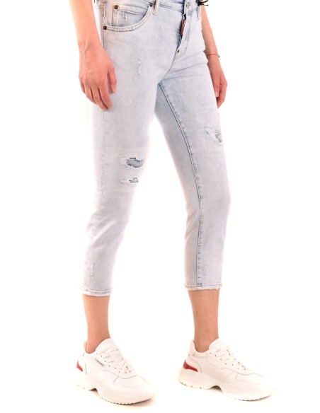 Jeans bleu azur Dsquared2 femme