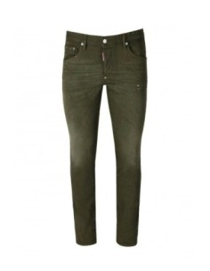 Jeans vert Dsquared2 homme