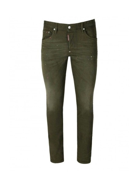 Jeans vert Dsquared2 homme