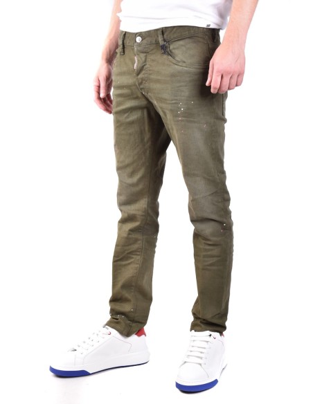 Jeans vert Dsquared2 homme