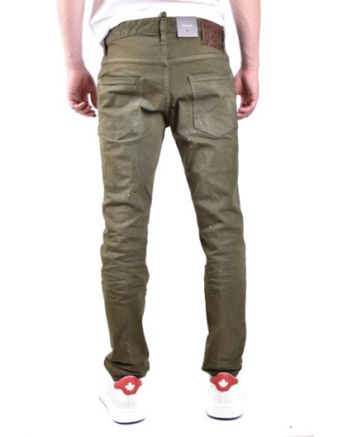 Jeans vert Dsquared2 homme