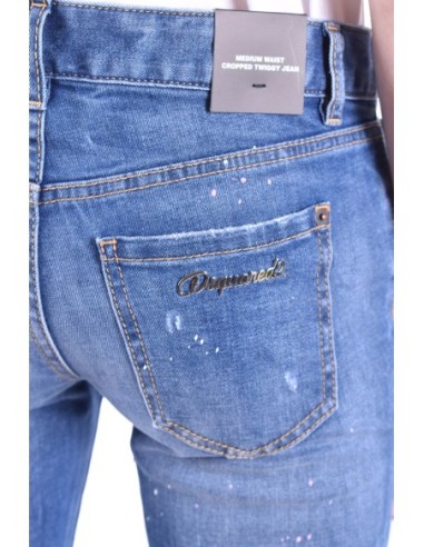 Jeans bleu Dsquared2 femme