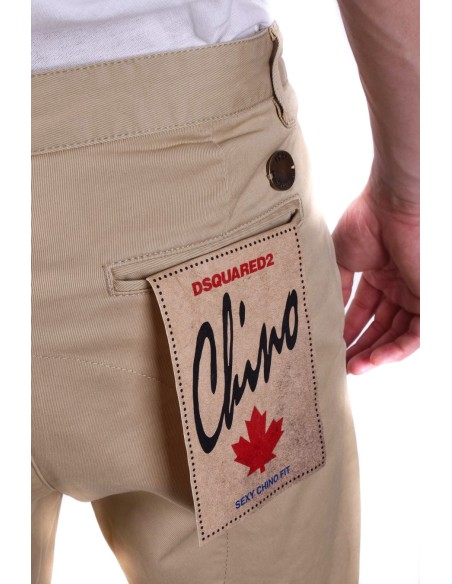 Pantalon beige Dsquared2 homme