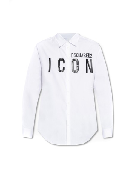 Chemise blanche Dsquared homme