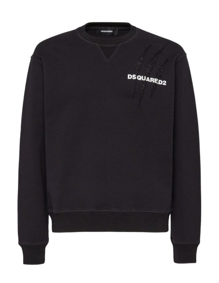 Sweat noir Dsquared2 homme