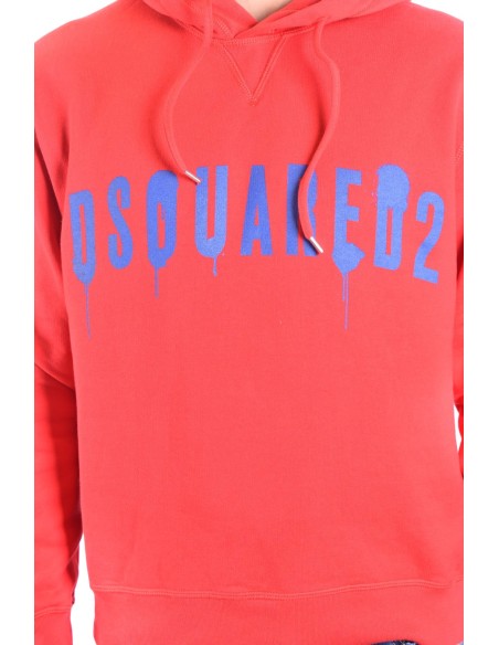 Sweat rouge Dsquared2 homme