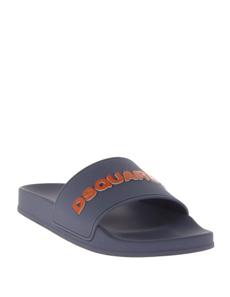 Mules grises Dsquared2 homme