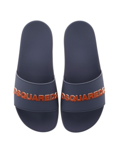 Mules grises Dsquared2 homme