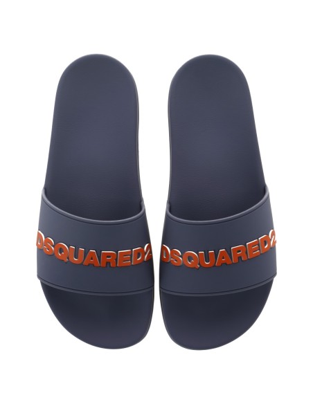 Mules grises Dsquared2 homme
