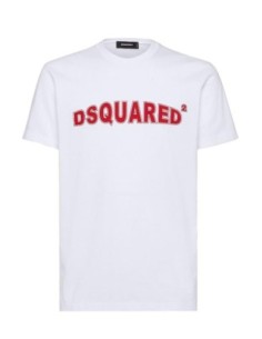 T-shirt blanc Dsquared2 homme