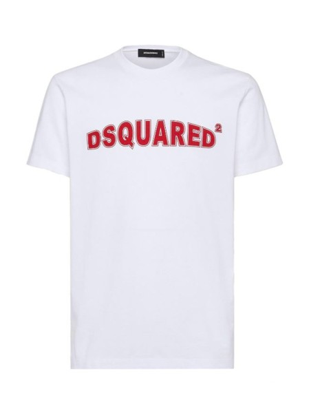T-shirt blanc Dsquared2 homme