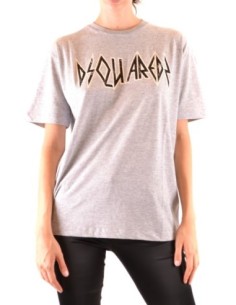 T-shirt gris Dsquared2 femme
